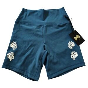 Darc Sport Quad Wolf Energy Training Shorts Sapphire Blue  Women's Size Small‎